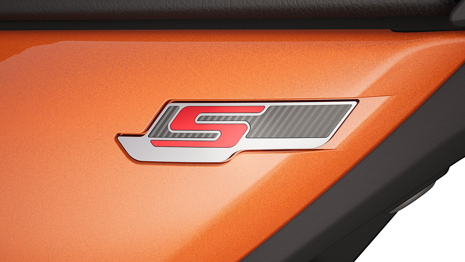 The airbox badge with the red S on the R 12 S from BMW Motorrad