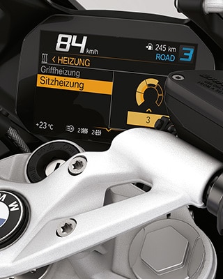 Asiento calefactable de la R 1250 RS