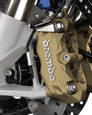 Sistema de frenado de la R 1250 RS